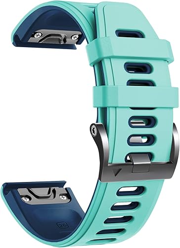 Miniatura 37 de NotoCity Compatible with Fenix 6X Watchbands Silicone Sport Watch Strap for Fenix 5X/5X Plus/Fenix 6X Pro/Fenix 7X/Fenix 3/Fenix 3 HR/Tactix/Descent