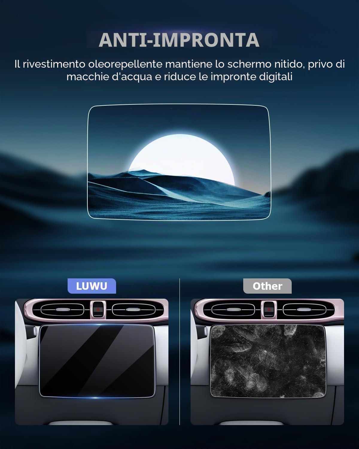 Pellicola Protettiva per Navigazione 10,1 Pollici GPS HD Vetro Temperato Anti-impronte 9H Antigraffio per Leapmotor T03 2024 2025 2026