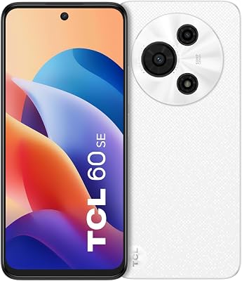 TCL Téléphone Portable 60 SE, écran HD+ 6,7 Pouces, Smartphone débloqué 8+512 Go, Double caméra 50 Mpx, Grande Batterie 5000 mAh, téléphone Mobile Android 15, Double Haut-Parleur, Blanc Blizzard