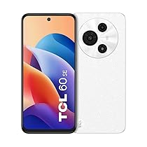 TCL 60 SE Cell Phone, Schermo HD+ da 6,7″, Smartphone Sbloccato 8+512GB, Doppia fotocamera 50MP, Batteria Grande da 5000mAh, Smartphone Android 15, Altoparlanti Doppi, Bianco Blizzard