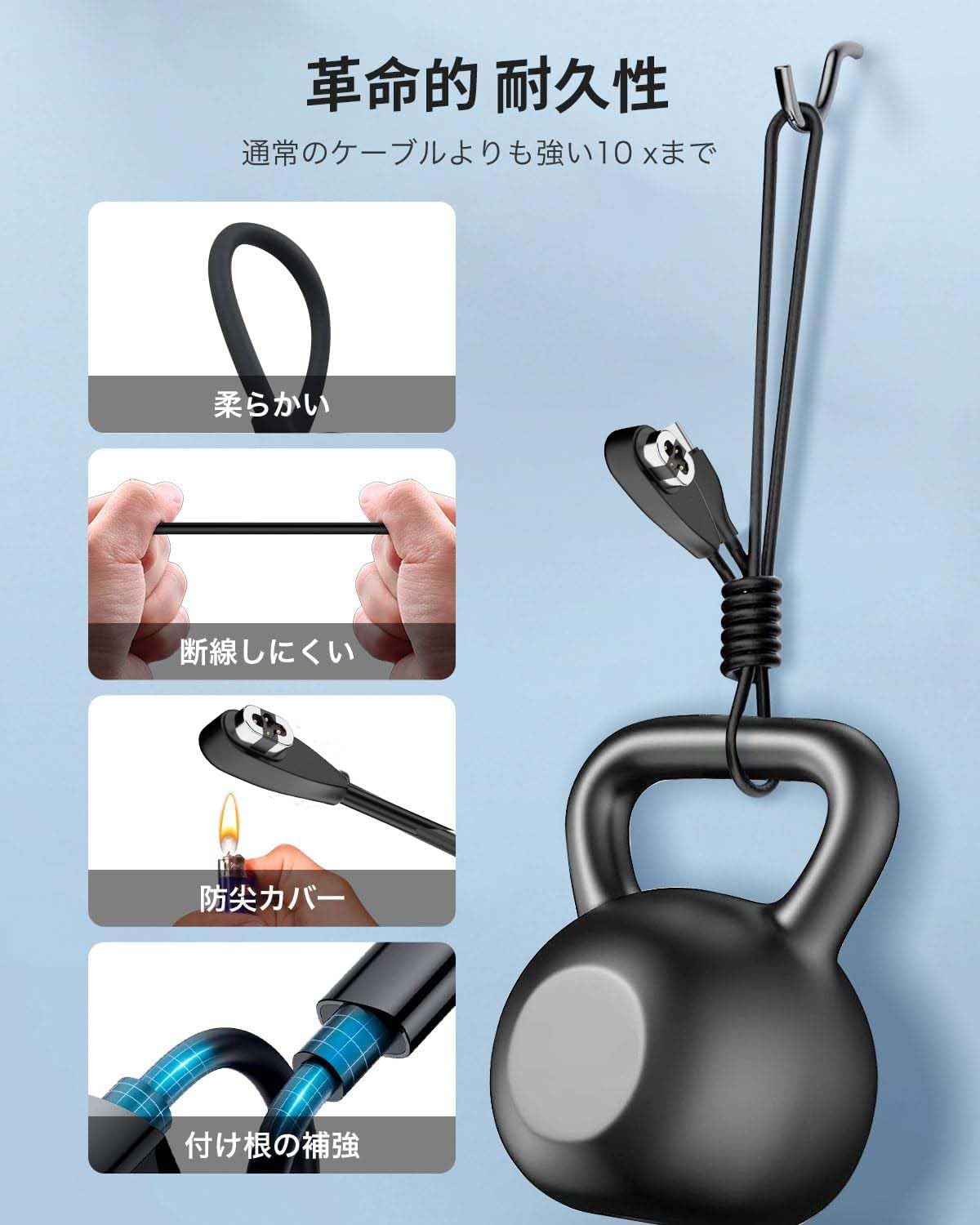 Amazon.co.jp: Shokz 骨伝導イヤホン 用 充電ケーブル USB充電