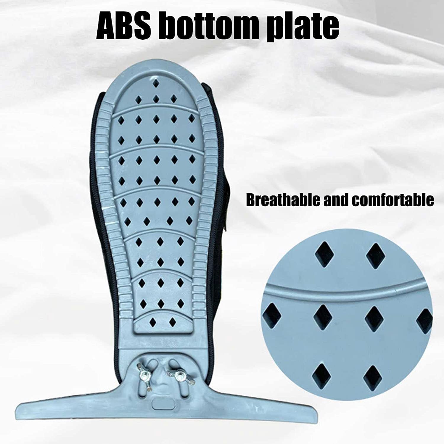 Bota para caminar, bota para fracturas de pie, férula antirrotación para articulación del tobillo, órtesis fija para pie varo, estabilizador de pie, soporte de bota, tobillera para mujeres y hombres