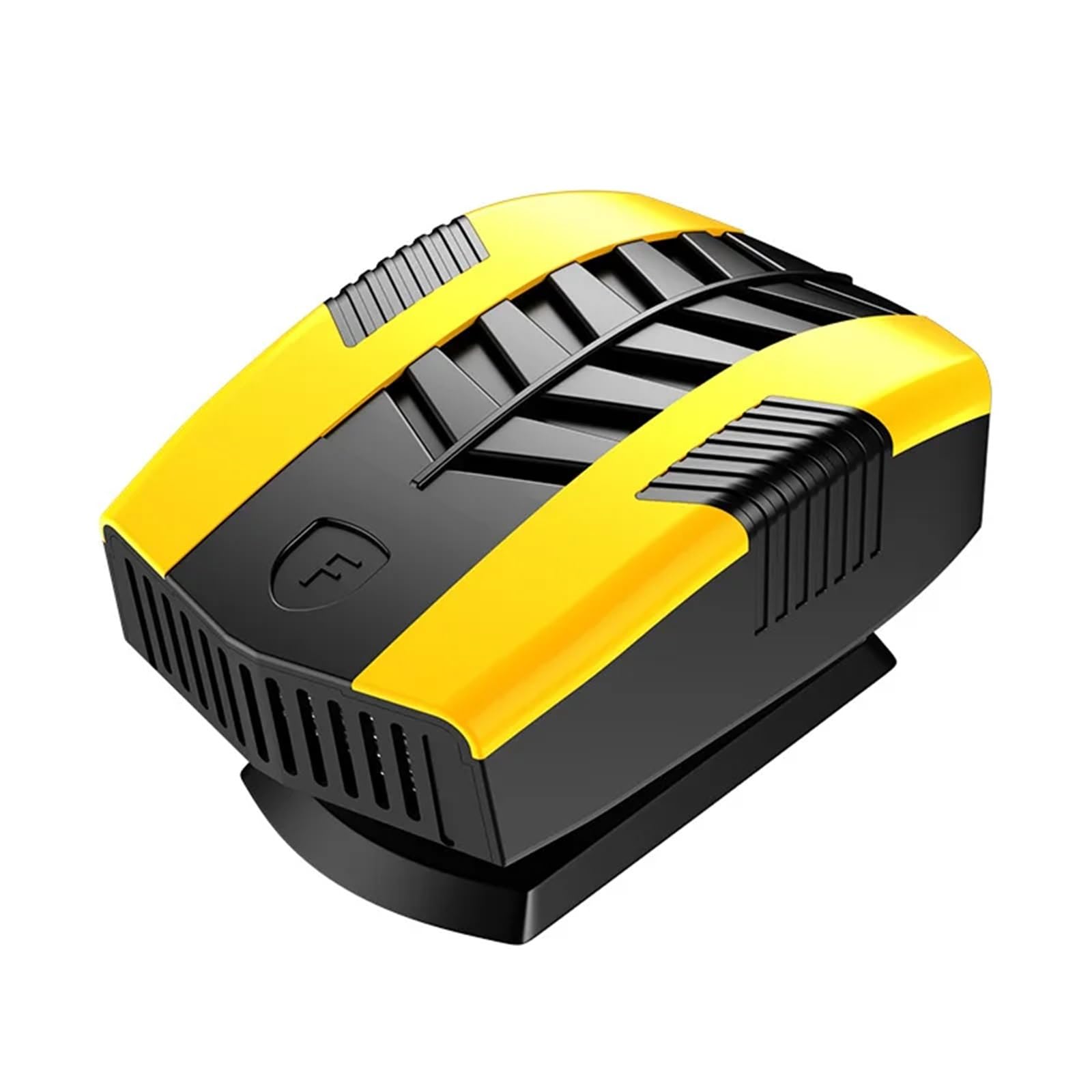 Descongelador de Parabrisas Calentador Portátil para Coche De 12 V con Descongelador Y Rotación 360 ​​Grados, Calentamiento Rápido para Autocaravanas Vehículos Invierno(Yellow and Black)