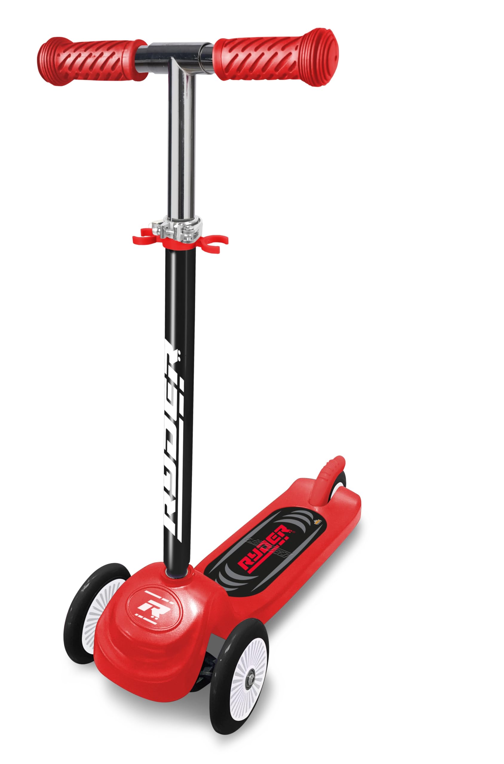 Patinete MICROSCOOTER de 3 Ruedas con 2 Ruedas Frontales Ryder Rojo (5585)
