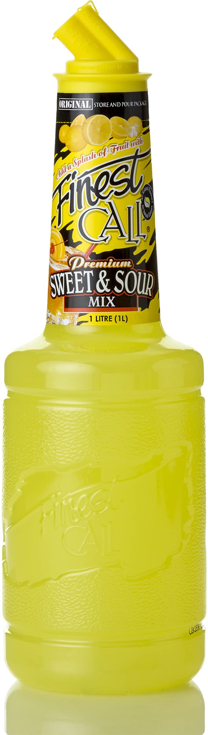 Finest Call Sweet & Sour Mix | 1 Litre Bottle | Cocktail Ingredient | Easy Pour | Bar Essential | Premium Ingredients | Sour Cocktails, Drinks, Mocktails