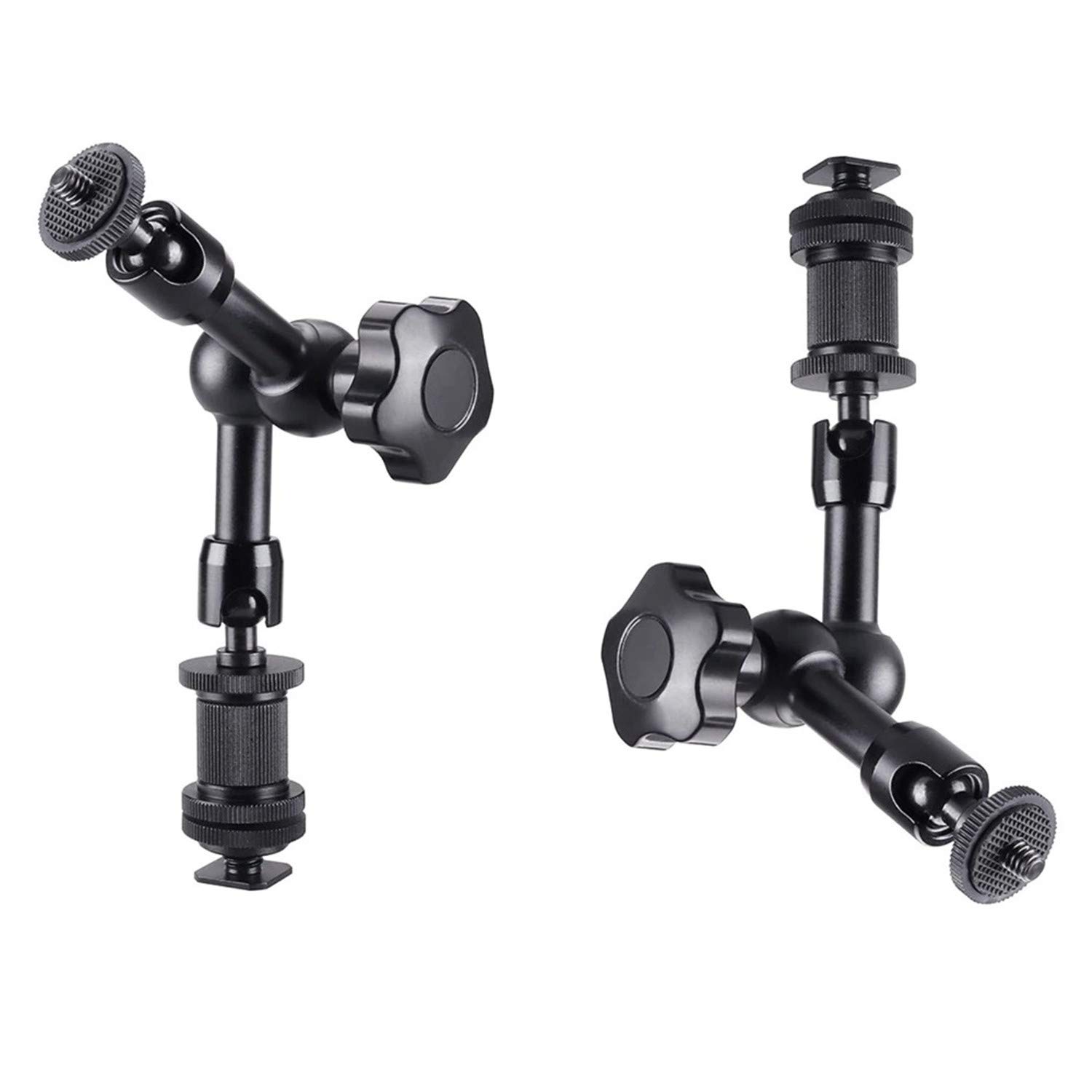 eWINNER 7"/18cm Articulating Friction Magic Arm with 1/4" Thread for DSLR Camera Rig, LCD Monitor, LED Lights, Flash Light(7" Magic Arm)