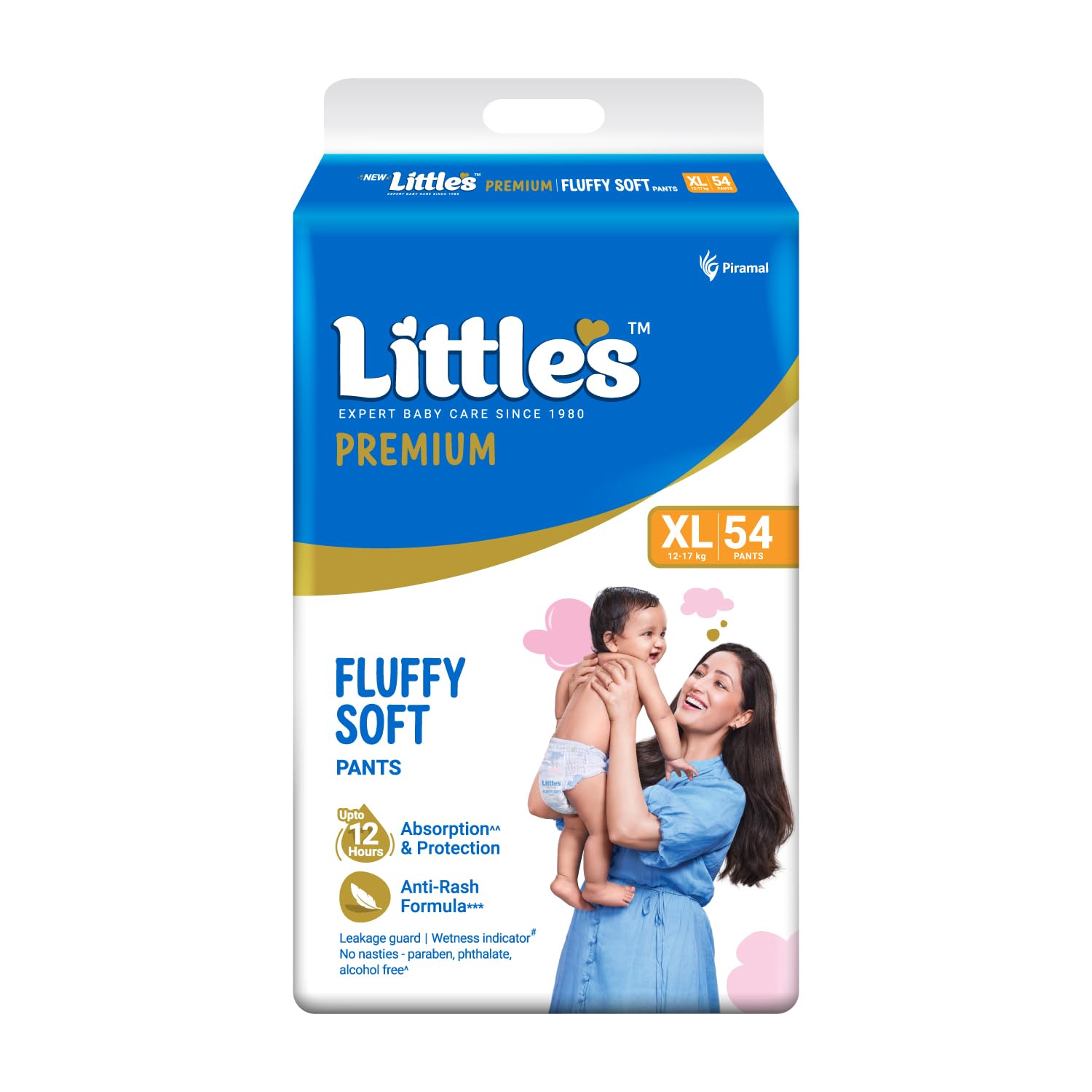Little's Baby Diapers XL Size (Extra Large) Pants Style | 12-17 kg | 54 Count - Pack of 1 | Super Jumbo Baby Diaper with Leakage Guard, Wetness Indicator & 12 Hours Absorption-image-19