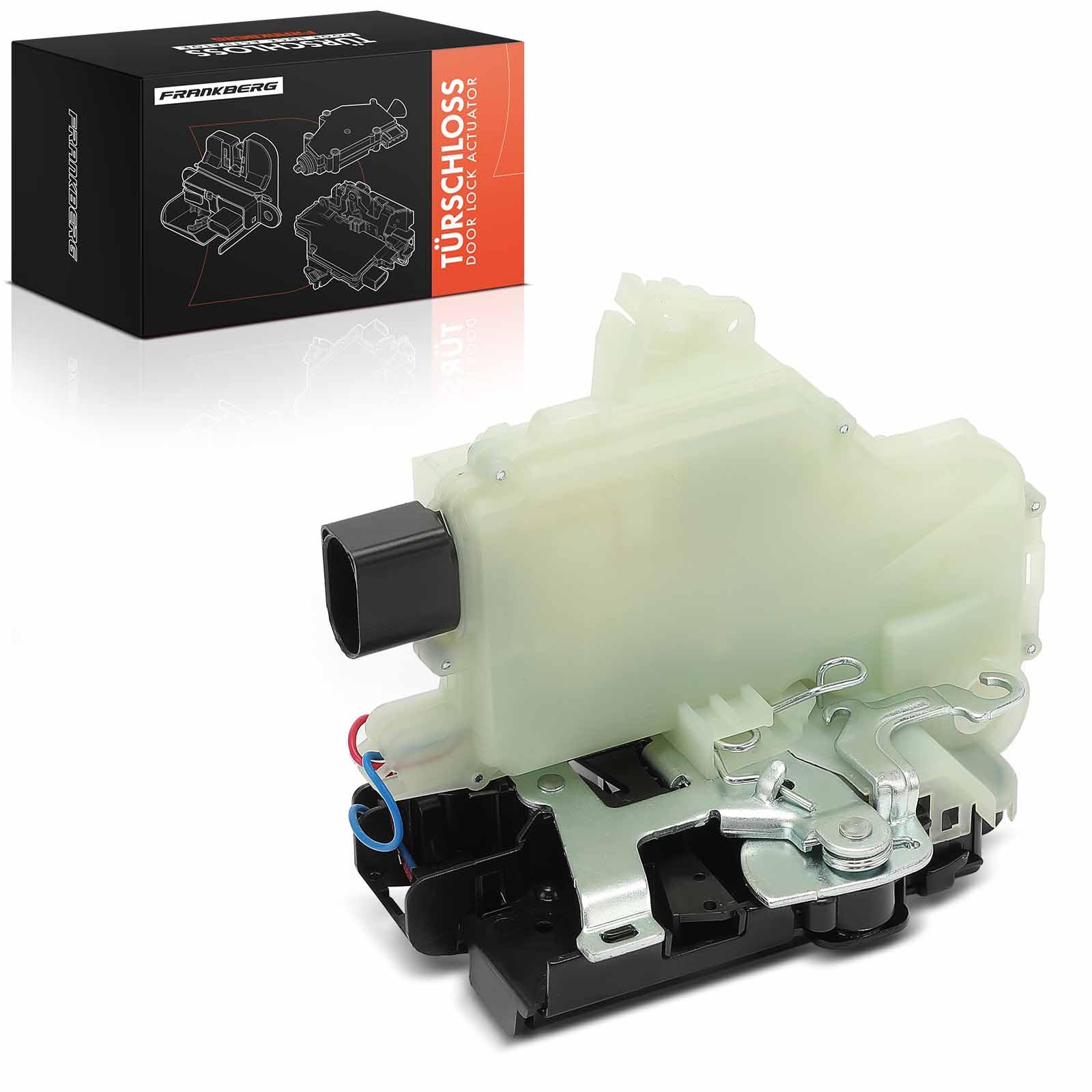 Frankberg Serratura porta serratura auto Anteriore sinistro Compatibile con Golf IV 1J1 Golf IV Variante 1J5 P.a.s.s.a.t Variante 3B6 B.o.r.a 1J2 Toledo II 1M2 Replace# 3B1837015AS