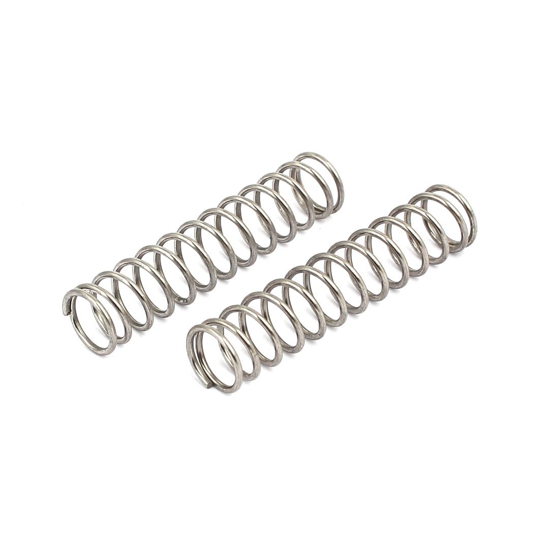 Aexit 1mmx10mmx45mm 304 Springs Stainless Steel Compression Springs Silver Compression Springs Tone 20pcs