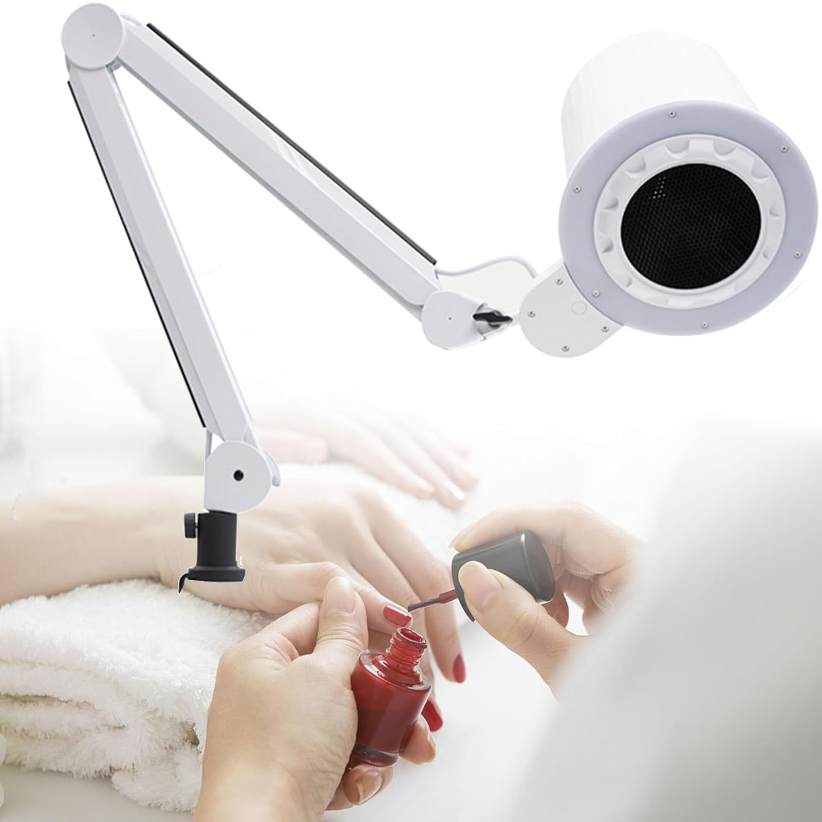 Colector De Polvo De Uñas Profesional De 80 W, Máquina Recolectora De Polvo, Aspiradora, Herramienta De Manicura para Decoración De Uñas, Aspiradora De Uñas, Herramientas De Secado De Uñas
