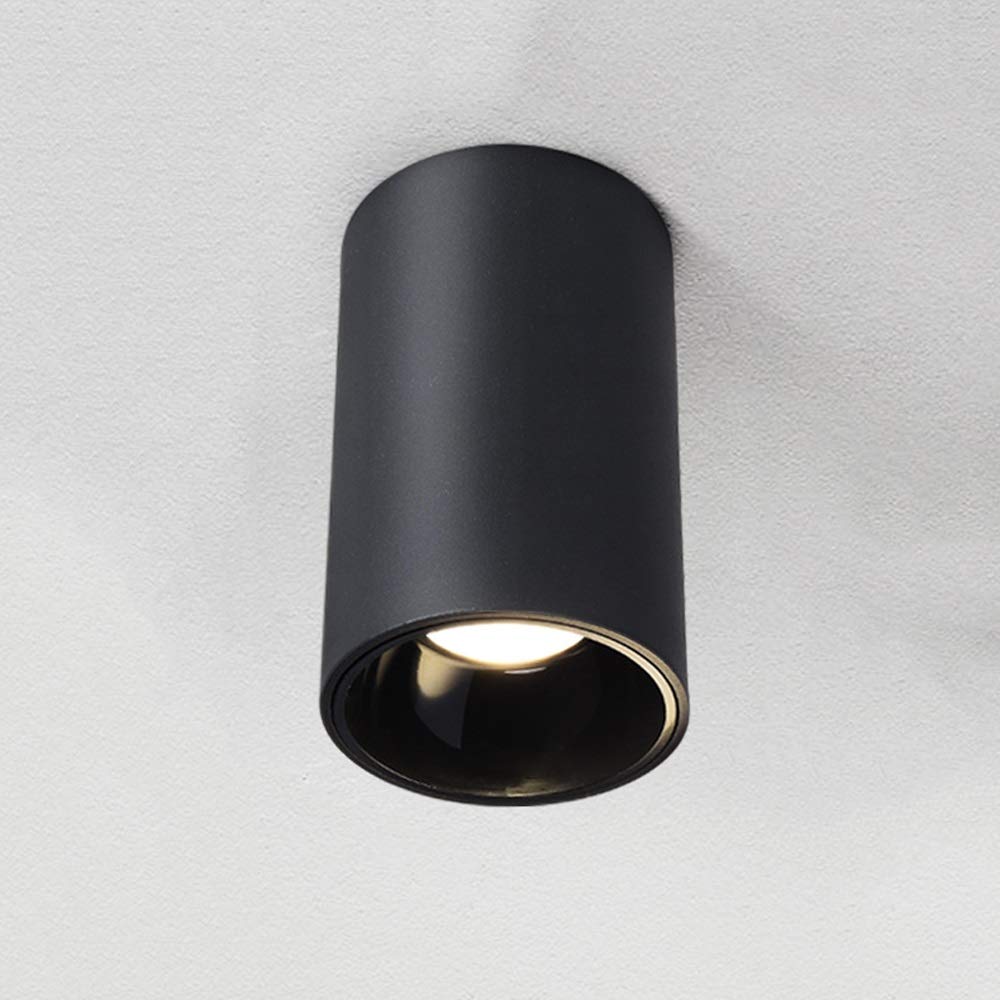 Foco de techo LED con ajuste de múltiples ángulos y soporte de 7.5 cm