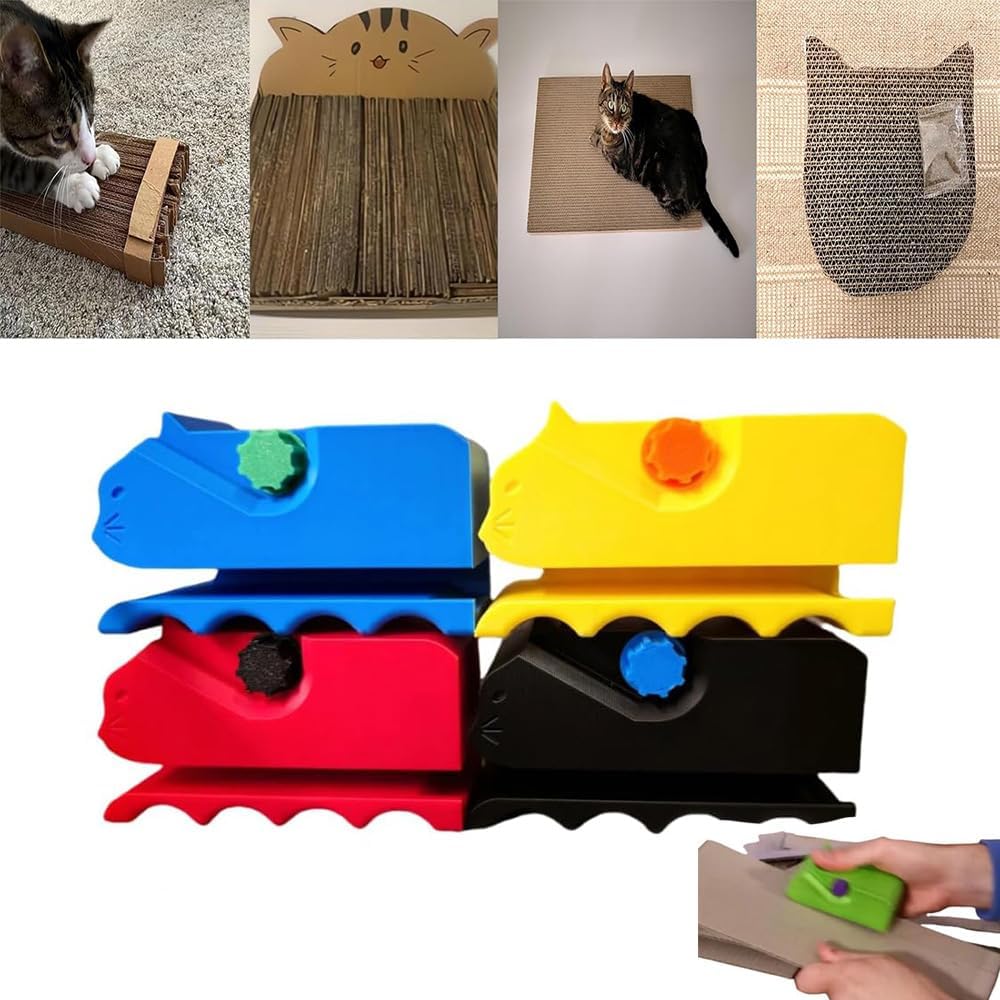 Cardboard Cutter for Cat Scratchers, 3D Printed Card Board