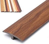 Vista 16 de Tira de transición de suelo de madera con moldura en T, flauta reductora de puerta para cocina, dormitorio, balcón, protector de borde de alfombra