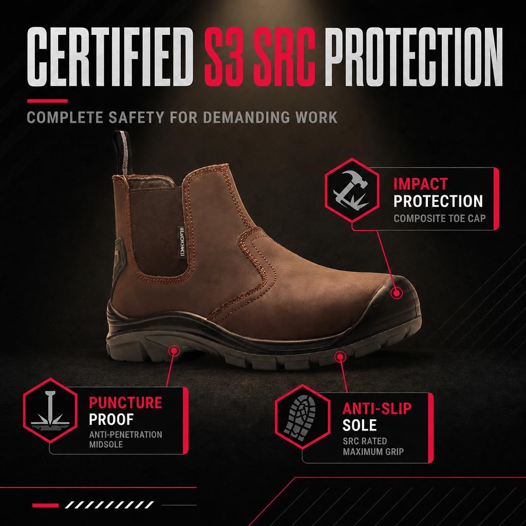 Blackrock Bottes de sécurité en composite Dealer, avec embout composite