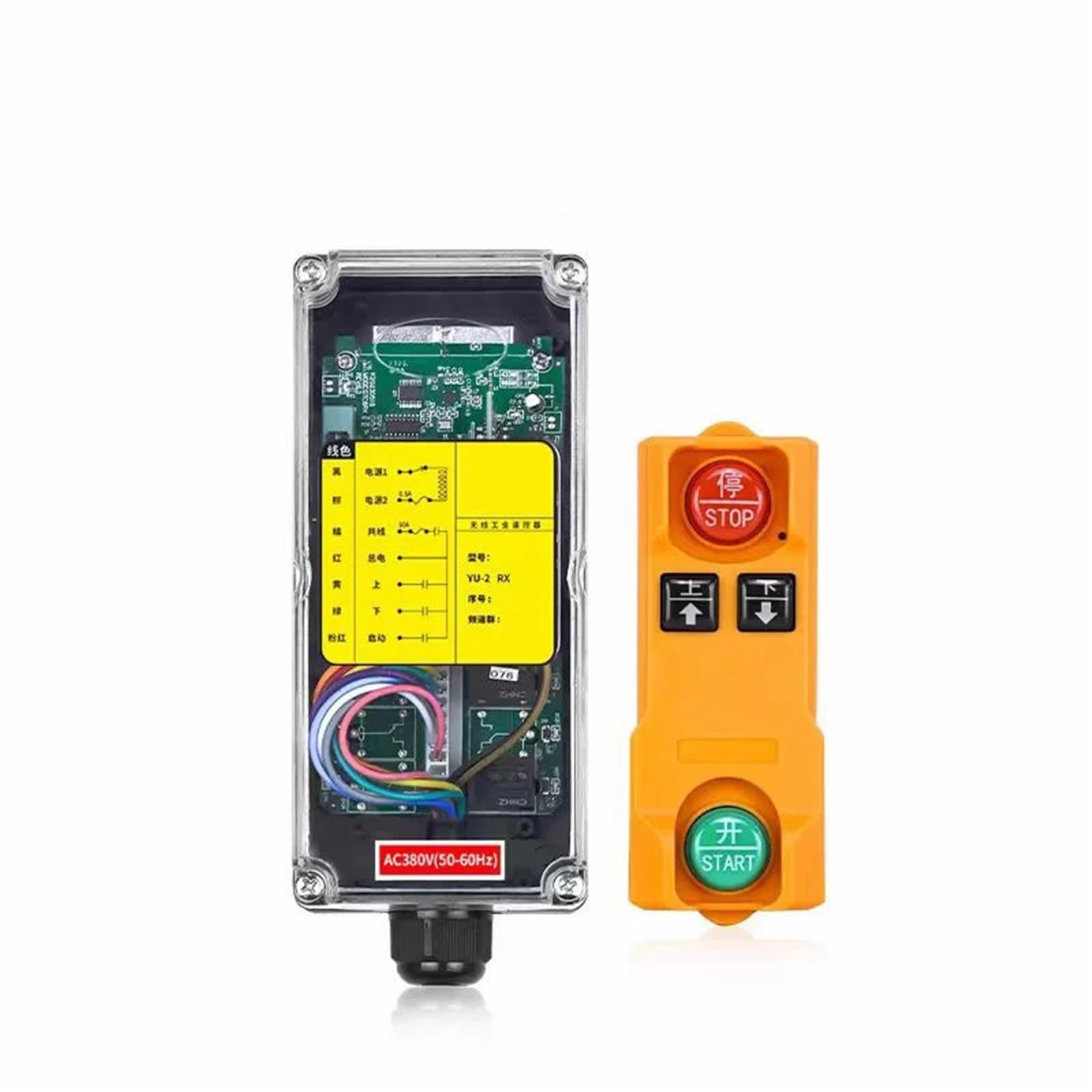 Interrupteurs de commande de grue YU-2 avec télécommande de levage rail AC DC 12-72V