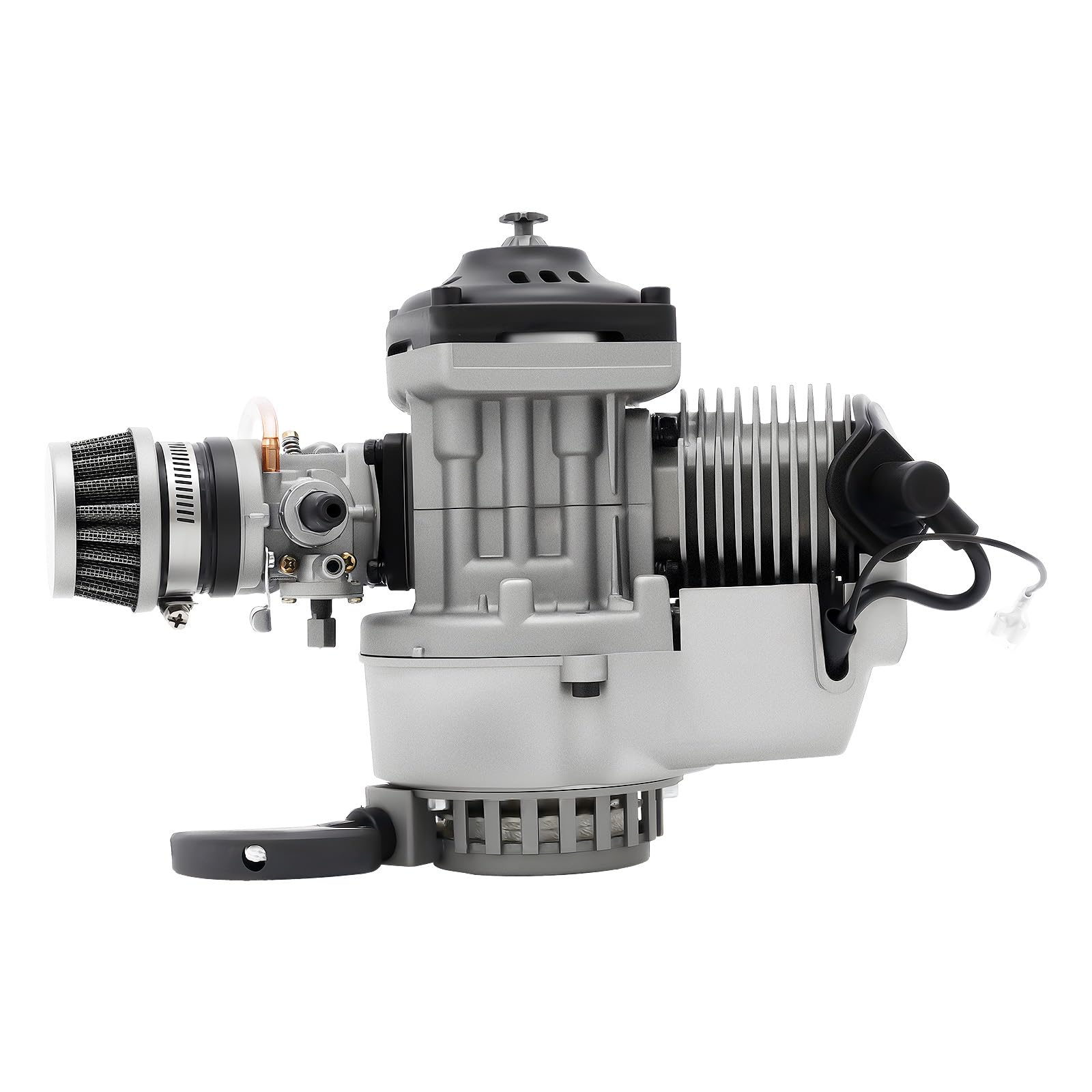 49CC 2 Takt Pocket Bike Motor Benzinmotor für Fahrrad Motor Komplett 49CC Zweitaktmotor für 47CC/49CC Pocketbikes Mini Dirtbikes Mini ATVs