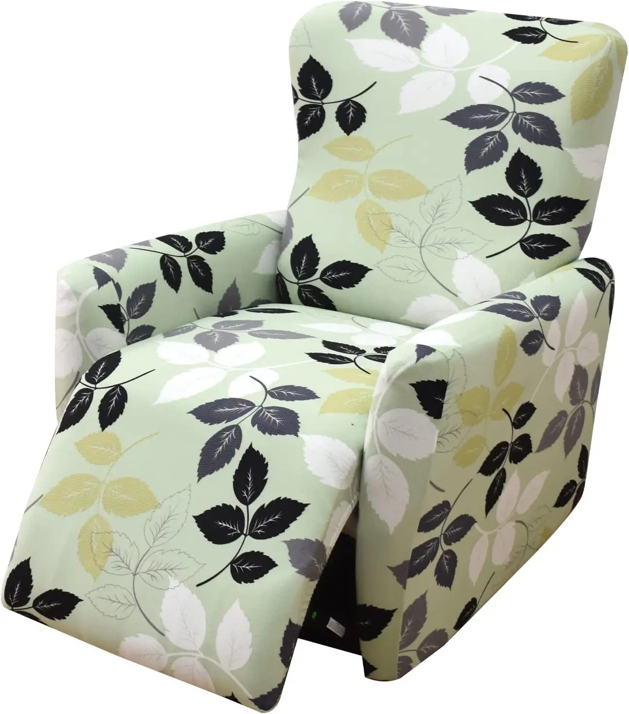 FANSU Copripoltrona Relax Reclinabile Elasticizzato Universale, 1 Posto 4 Pezzi Copripoltrona Reclinabile Elettrica Coprisedile con Tasche, Fodere per Poltrona Relax (1 Posto,Fiori Rossi