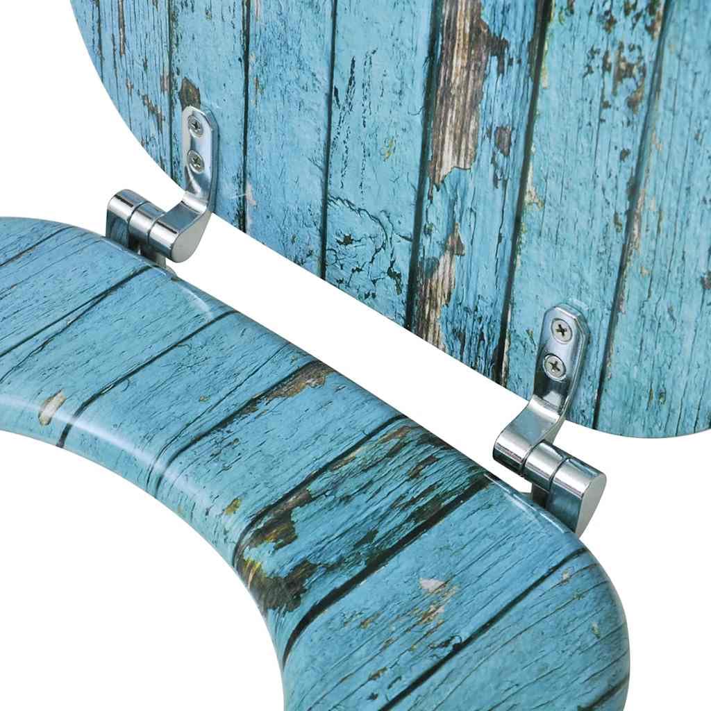 Asiento de inodoro con tapa, 2 unidades de madera de densidad media, bisagras ajustables de 12 a 20 cm, resistentes, universales, fáciles de limpiar, estables, antideslizantes, silenciosos
