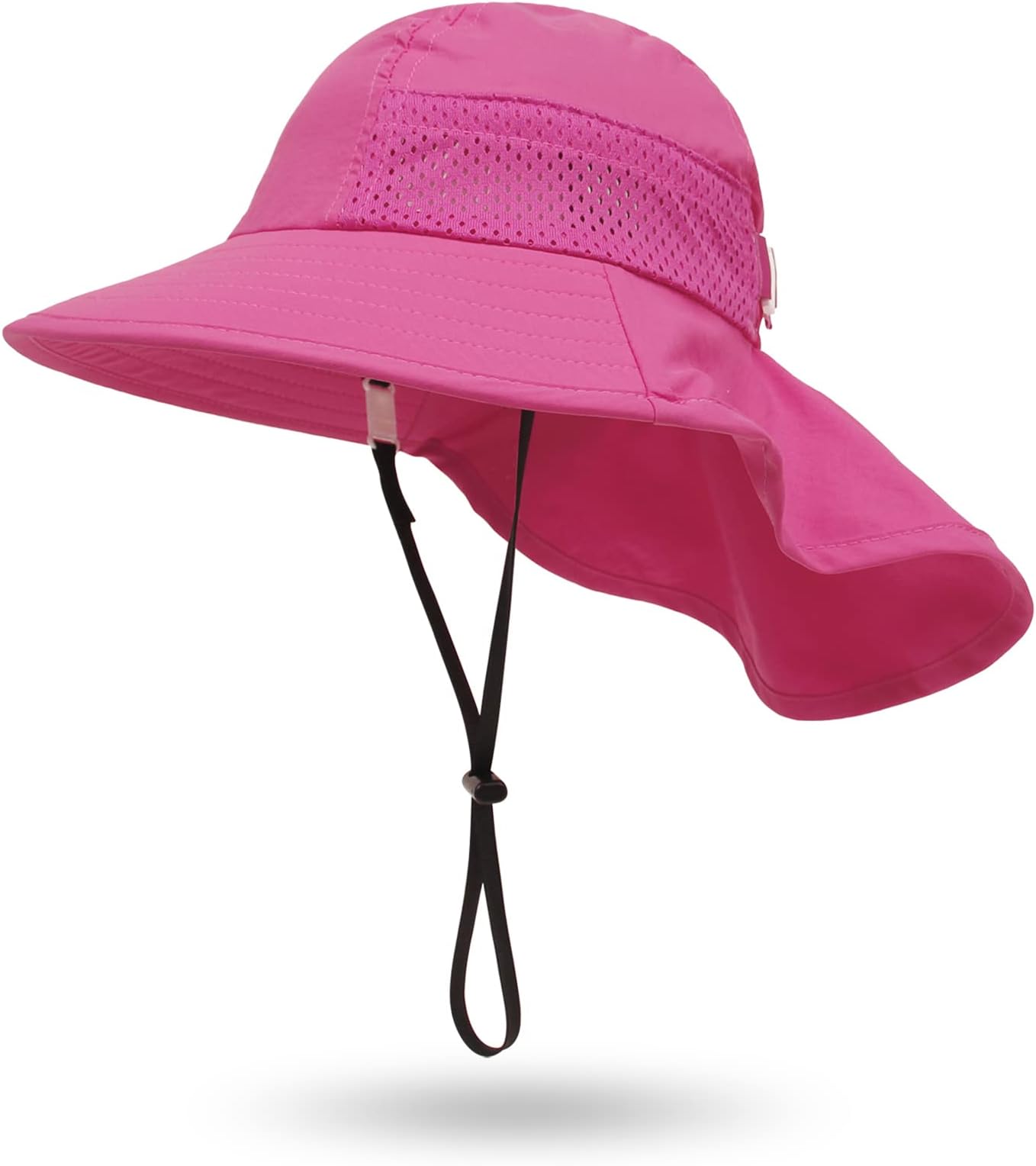 MuryobaoToddler Kids Girls Boys Sun Hat Summer UPF 50+ Protection Caps Wide Brim Neck Flap Beach Play Hats Age 1-7 Years