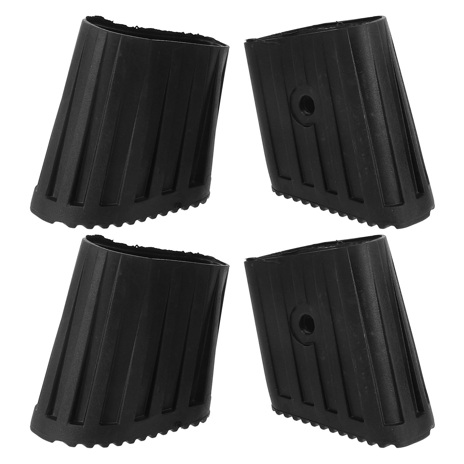 Almohadillas Antideslizantes MAGICLULU de goma negra, set de 4 piezas para pies de escalera