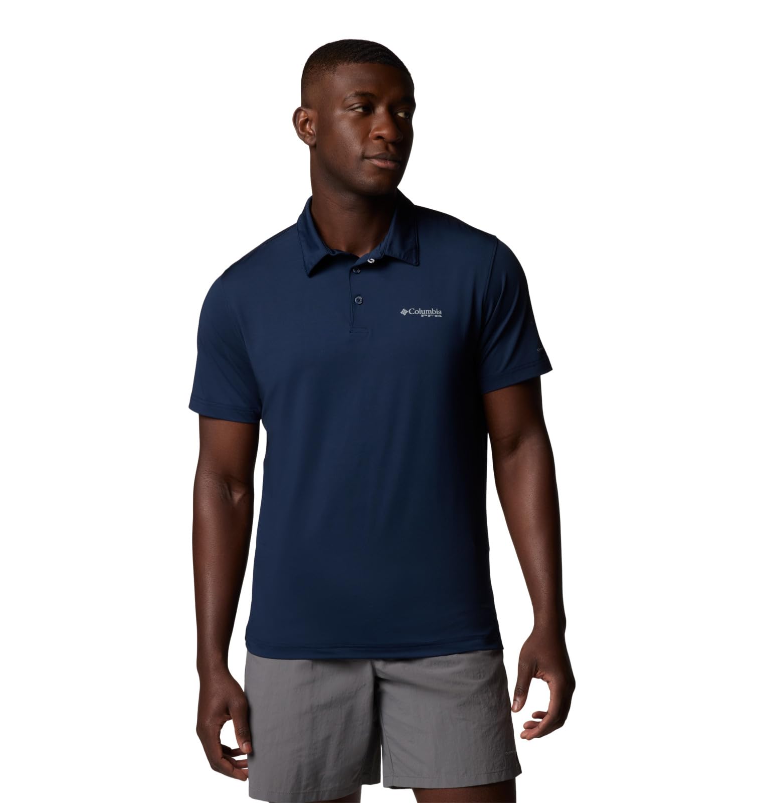 Columbia Men's Slack Tide Ii Stretch Polo, Collegiate Navy, Large