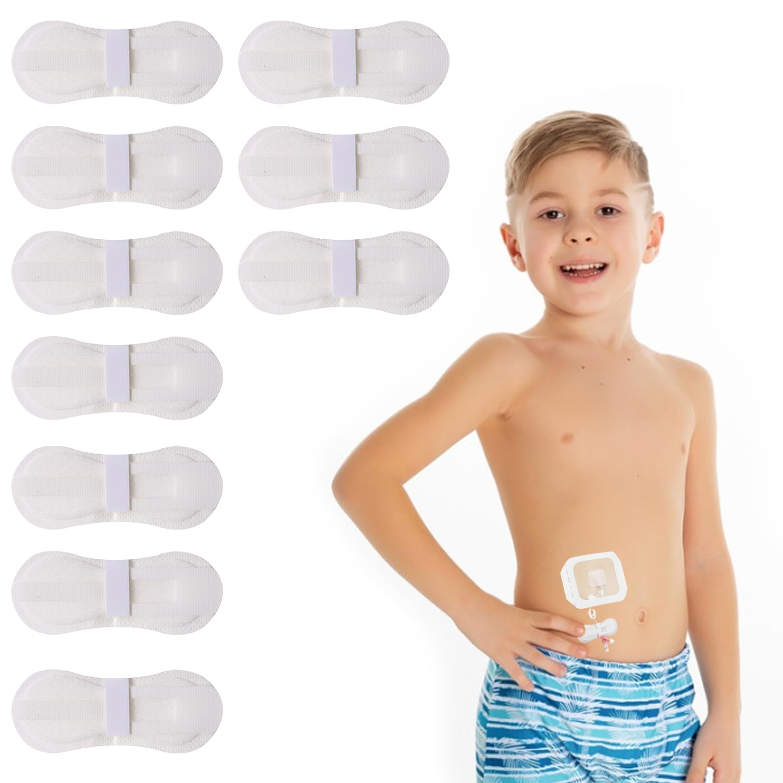 Catheter Stabilization Device,Feeding Tube Holder,Self Adhesive Catheter Holder Patch Dressing (10 Pack)