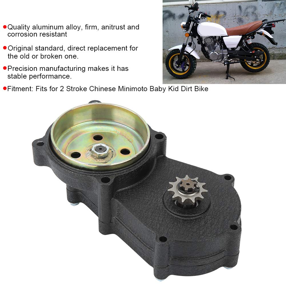 Caja de engranajes de tambor de embrague, 11T T8F de doble cadena 47 / Caja de engranajes de tambor de embrague de motor para bicicleta de tierra de chico y bebé Minimoto chino de 2 tiempos