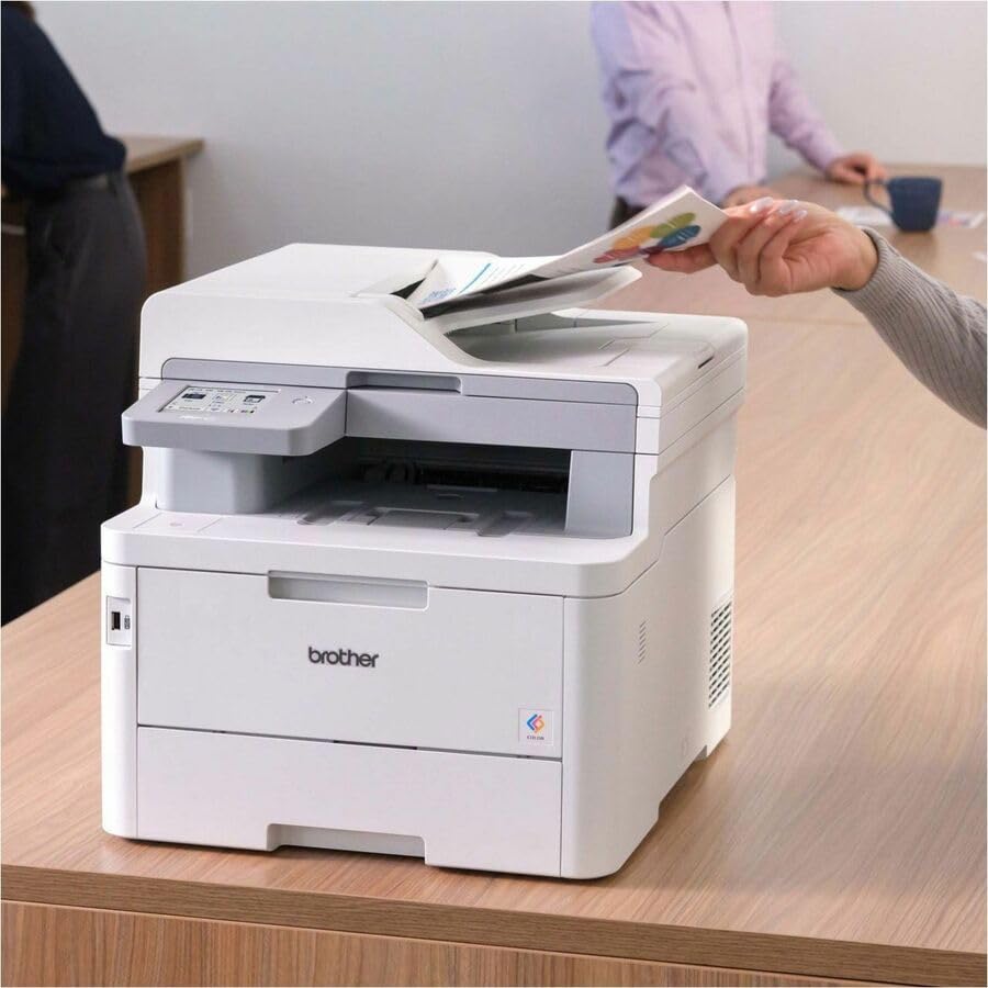 brother workhorse mfc-l8395cdw digital color all-in-one printer with wireless networking and duplex print scan and copy