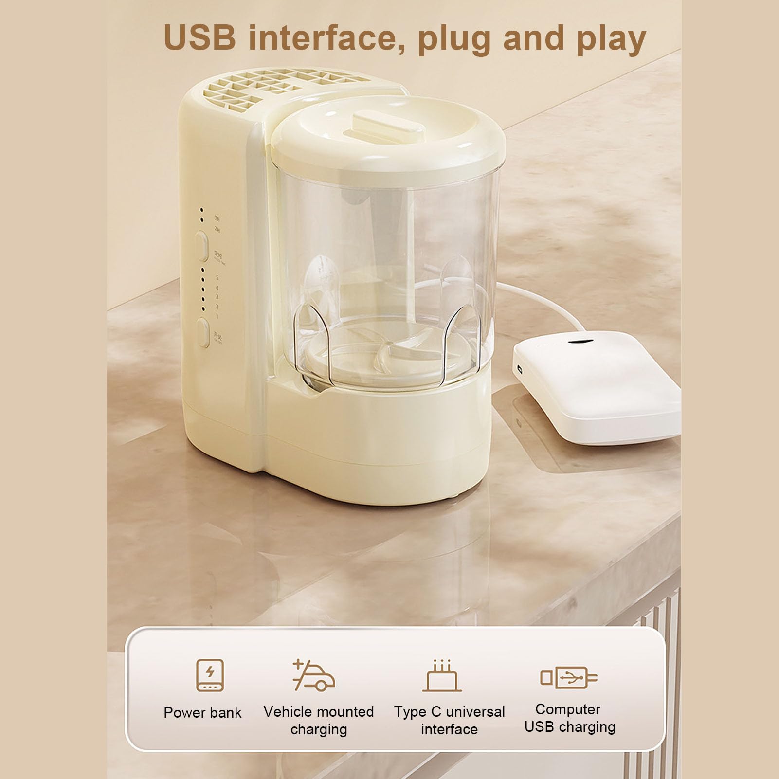 Nettoyeur lectrique 2 en pour Pinceaux de Maquillage et Sous v tements Machine USB avec Moteur 7000 tr min Nettoyage Profond et Doux pour Articles D licats