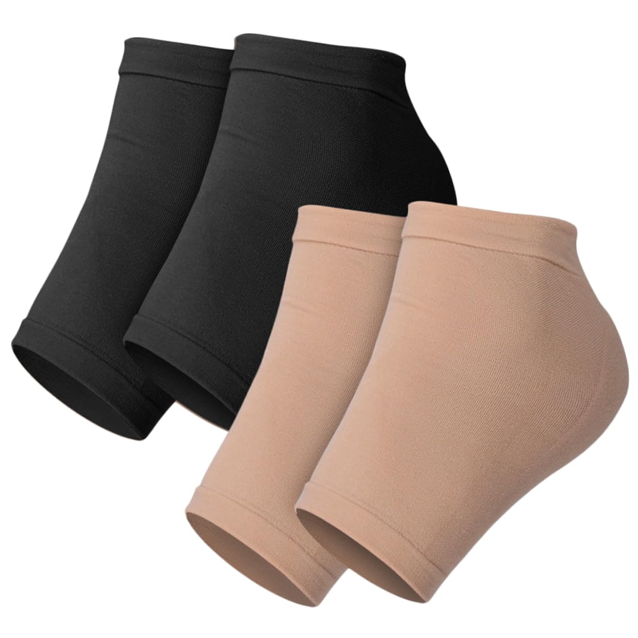 HAPINARY Heel Socks Women 2 Pairs of Portable Heel Protectors Reusable Foot Support Sleeves Compact and Light for Outdoor Use