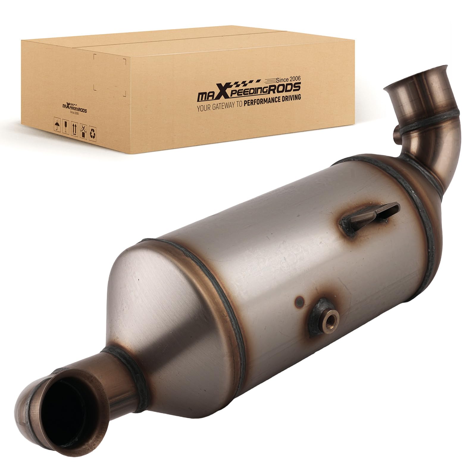 maXpeedingrods 1609159680 DPF Filtro de partículas diésel para Berlingo C2 C3 C4 C5 R56 Peu-Geot 206 207 3008 5008