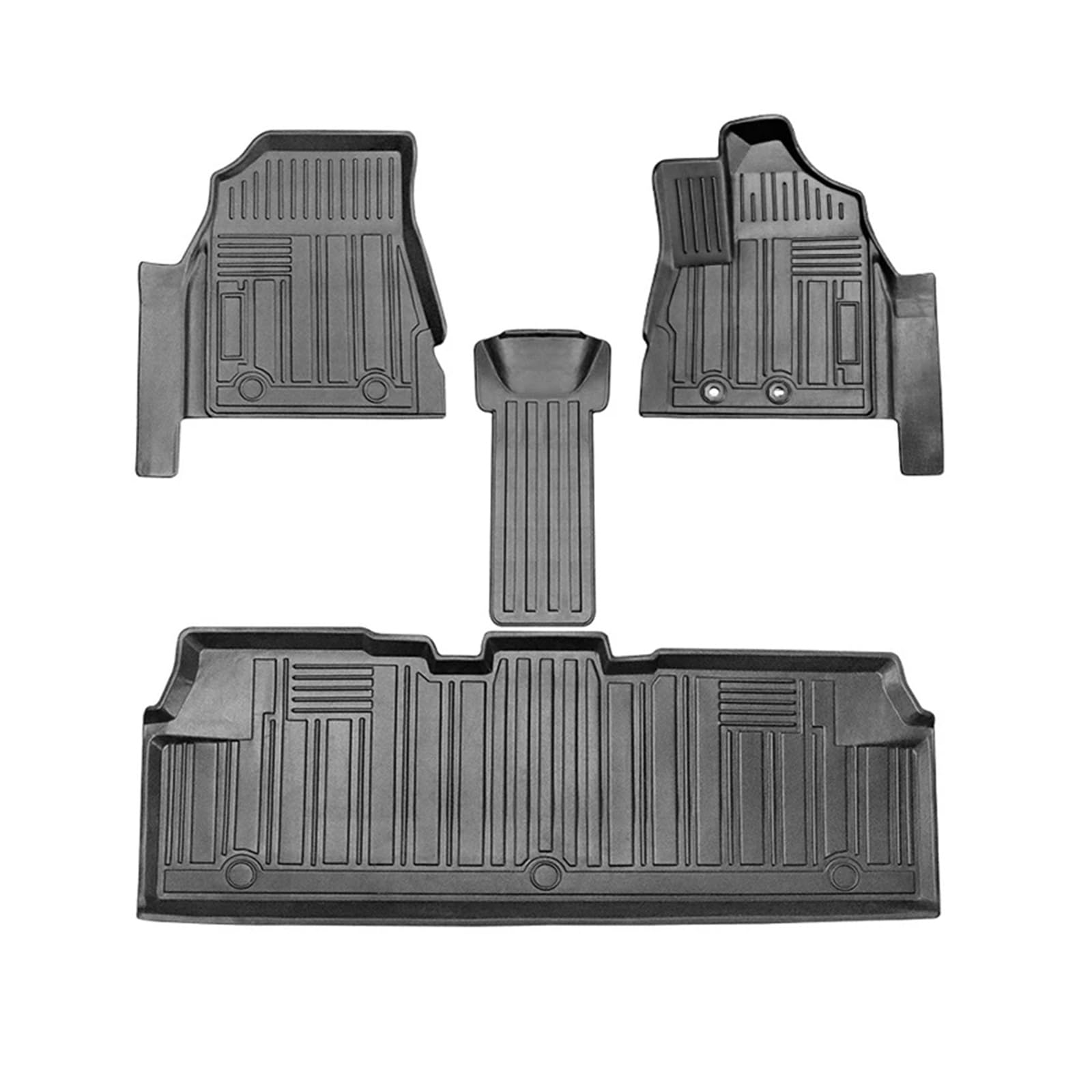 3D TPE RHD Car Floor Mat Compatible with Toyota Noah Voxy 80 Voxy80 Car Floor Liner Tray Foot Pad Carpet Mat Auto Accessories