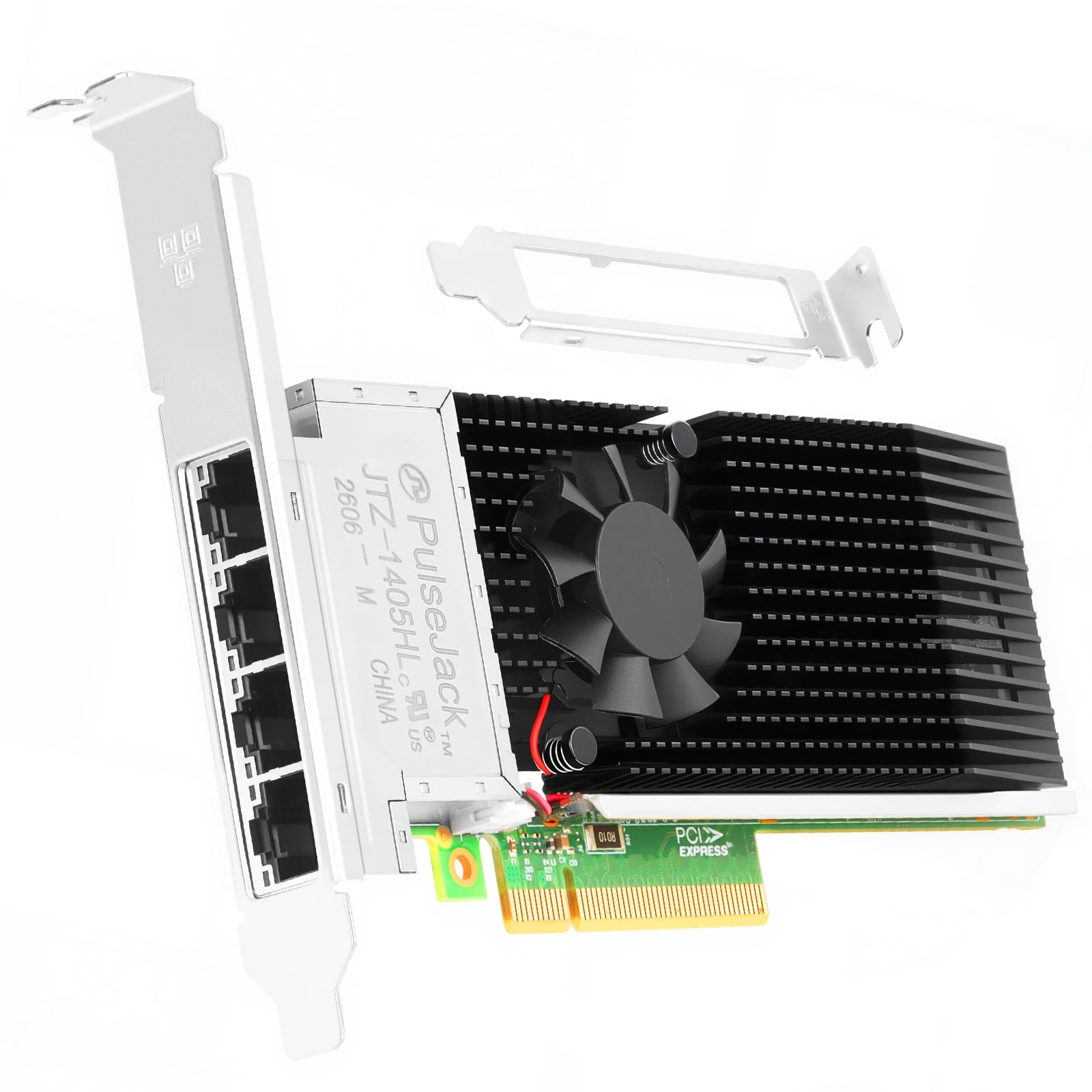 Vogzone for X710-T4 10GbE PCIe 3.0 x8 NIC, Quad RJ45 10GBASE-T Adapter