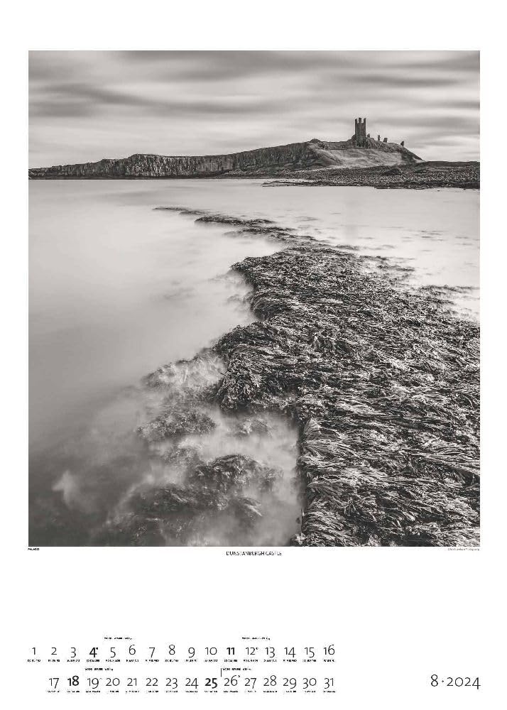 Black & White 2024 - Bildkalender 50x70 cm - Wandkalender XL - schwarz-weiß - Kunst - Hochformat - Palazzi: Fine Art Photography