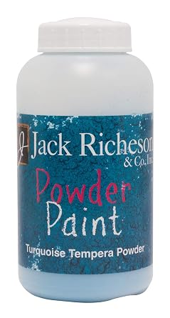 Jack Richeson Powdered Tempera Paint, 1 Pound, Turquoise