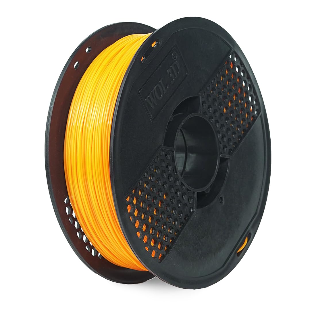 WOL3D PLA PRO+ 3D Printer Filament, 1kg Net Weight, Eco-Friendly, Low Warping Output, 1.75mm Diameter ±0.02mm Accuracy, Ideal for DIY Makers, Compatible with Leading FDM (Fluorescent Orange)