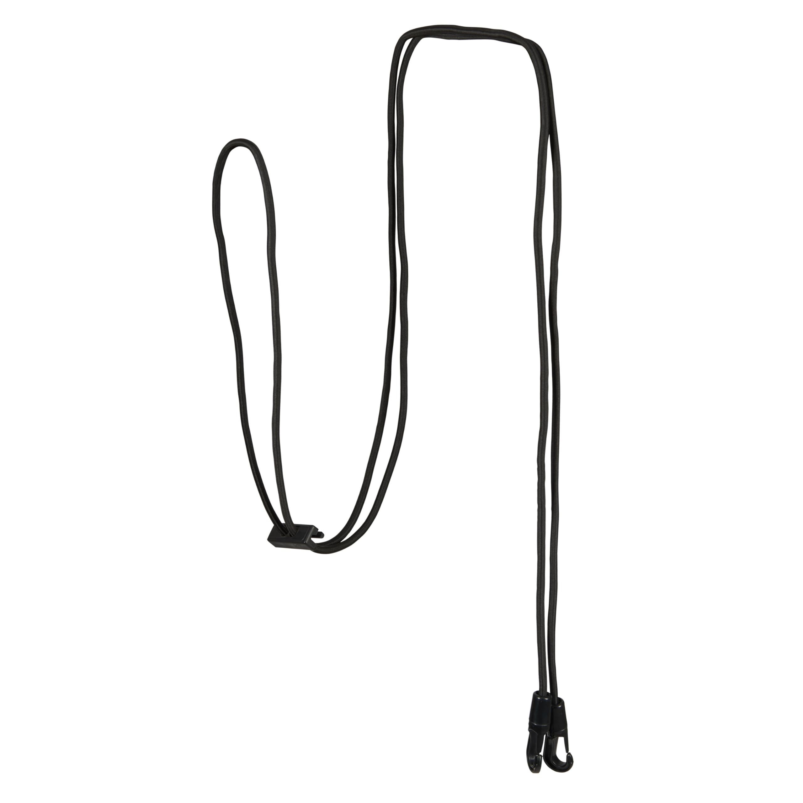 Imperial Riding Bungie Neck Extender IRH Elastic Training Reins for Horses, Black, 1SIZE