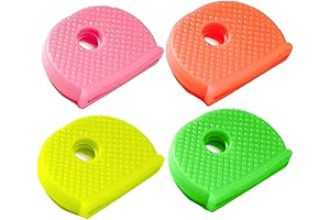 Lucky Line Assorted Neon House Key Identifier Caps