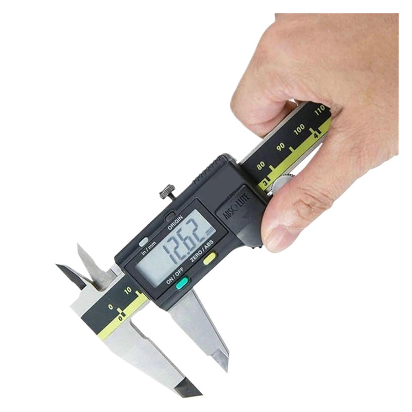 Calibro Digitale Professionale Calibro Digitale Calibro a corsoio 0-150mm 0-200mm 0-300mm Misurazione Elettronica LCD Acciaio Inossidabile (Color : 300mm 500-193-30)