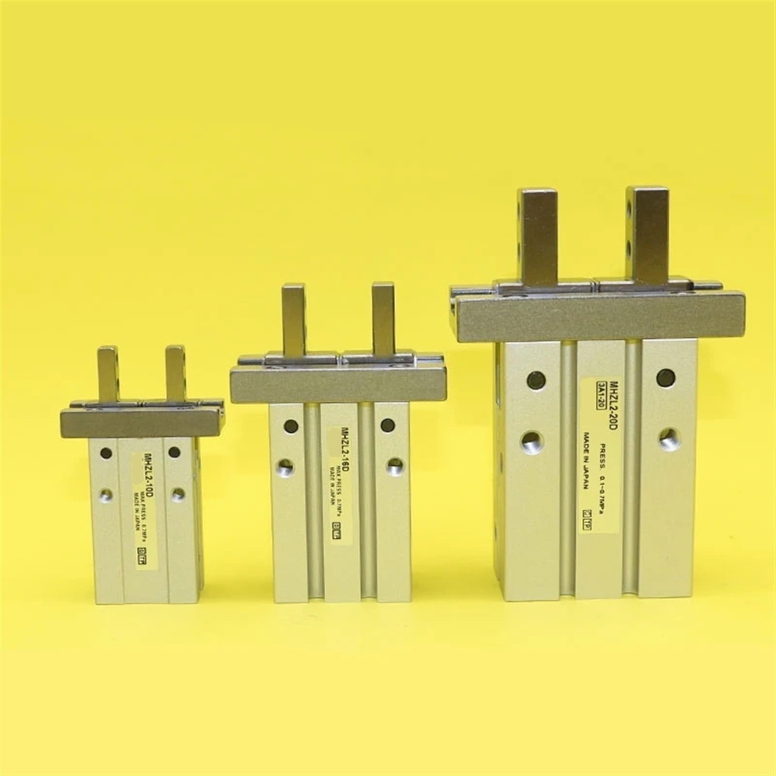 Pinza neumática SMC Air MHZ2 MHZ2-10D MHZ2-16D MHZ2-20D MHZ2-25D MHZ2-32D MHZ2-40D Pinzas de Aluminio Cilindro de Dedo(MHZ2-32D)