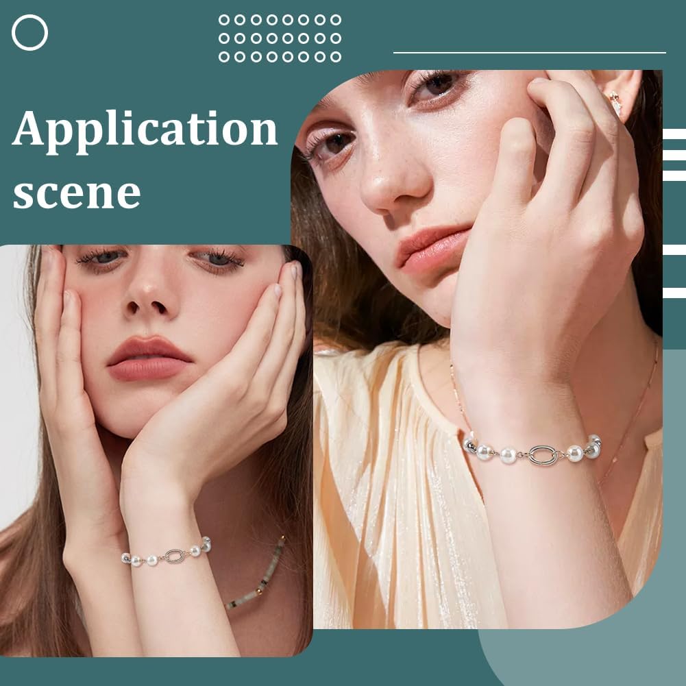 SUNNYCLUE 1 Box 3Pcs 10mm 925 Sterling Spring Ring Clips Spring Gate Ring Bulk Silver Round Carabiners Clip Clasps Purse Trigger Snap Hooks O Rings for Jewelry Making Keyrings Bags Diy Crafts Supplies - Image 5