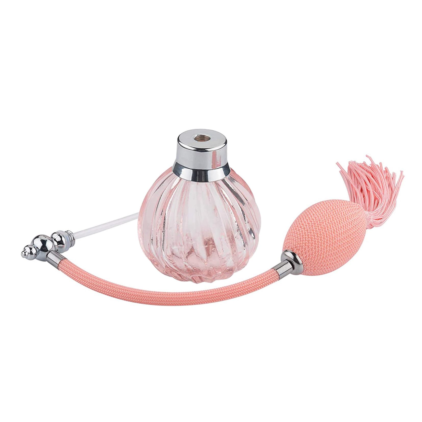 Botella Rosa Pulverizadora de Vidrio Perfume en 90ml Cómodo Atomizador y Fácil de Limpiar para Fragancias y Aceites Esenciales