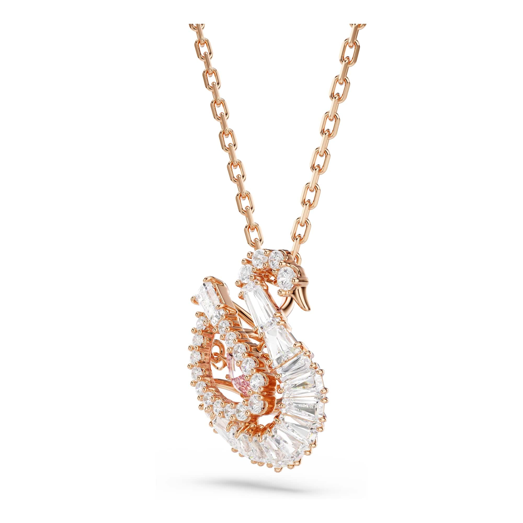 Swarovski Schwan-Anhänger 5732414 rosa Schwan