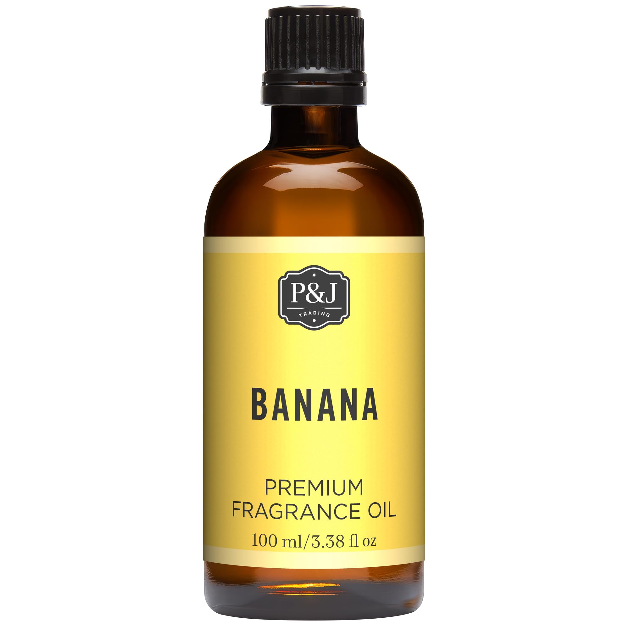 P&amp;J Trading - Banana Scented Oil 100ml - Fragrance Oil for Candle Making, Soap Making, Diffuser Oil