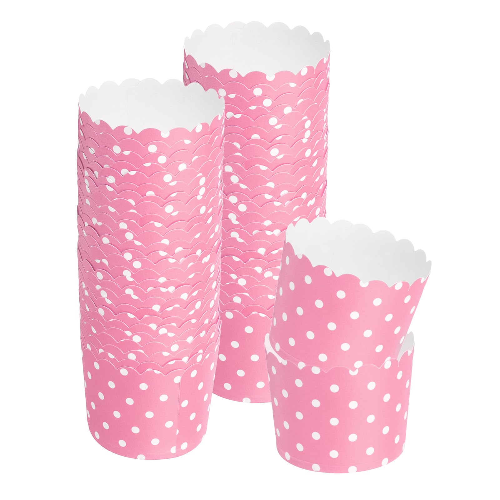 Caissettes à cupcakes en papier lot de 50 moules de cuisson roses pour muffins de mariage