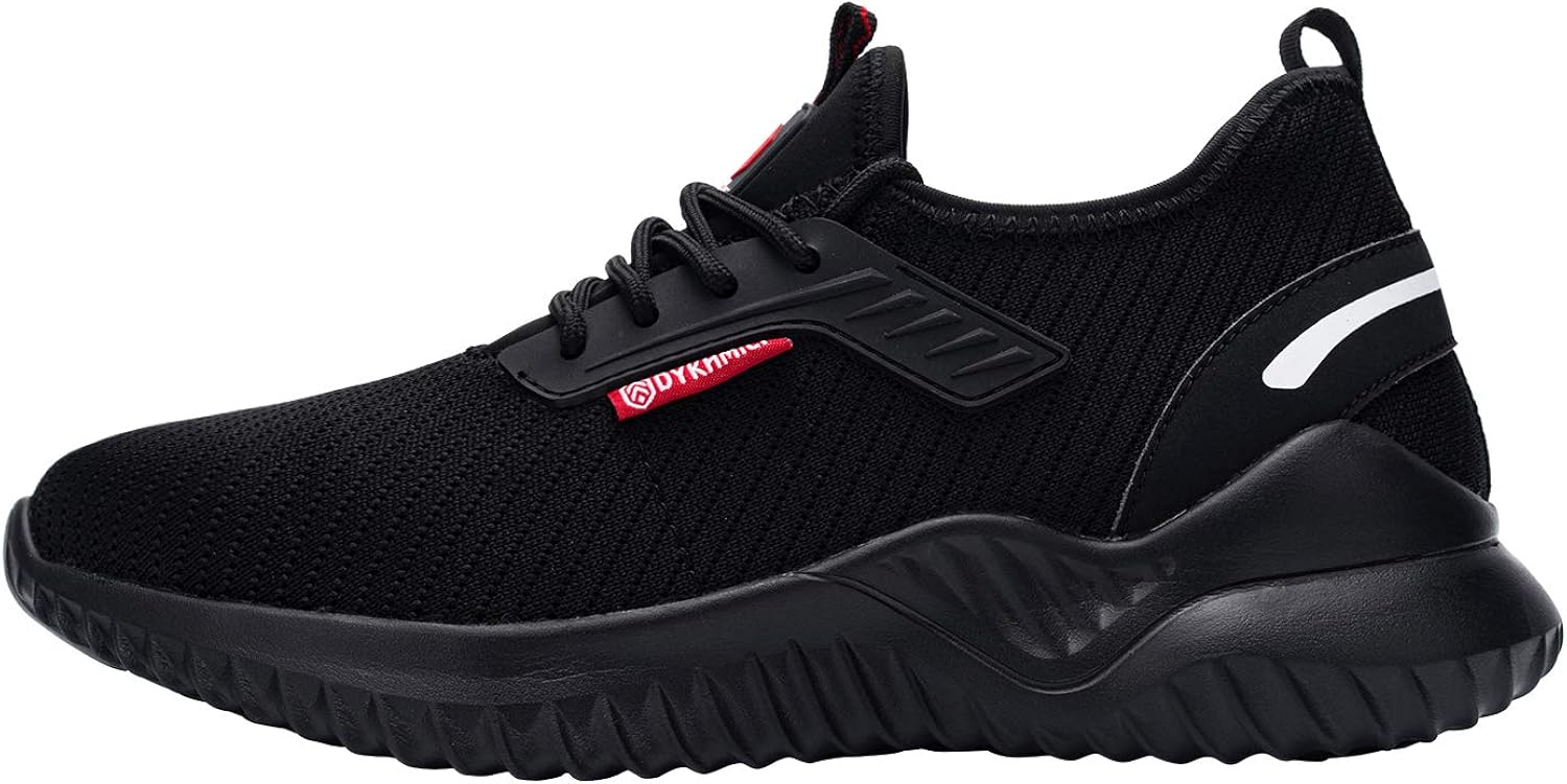 DYKHMILY Steel Toe Sneakers for Men Women Waterproof Lightweight Safety Shoes Slip Resistant Work Sneaker Breathable Puncture Proof Shoes : Clothing, Shoes & Jewelry