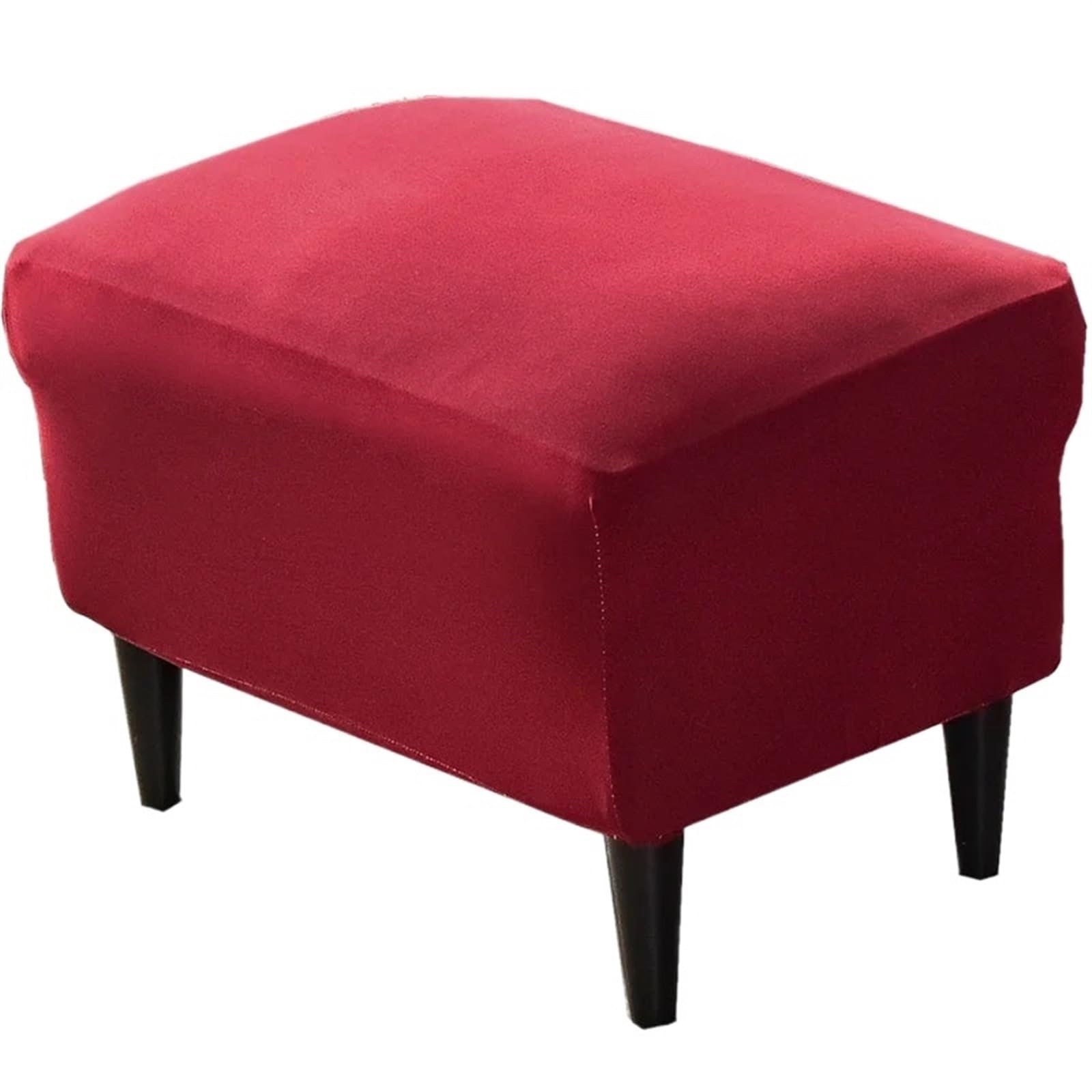 YXINAER Foot Stool Cover Elastic Spandex Ottoman Cover Solid Color Stool Covers Rectangle Footrest All-inclusive Footstool Slipcovers(C3 Bench seat cover)