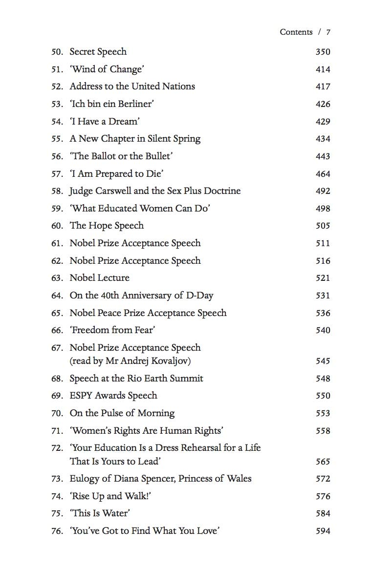 Speeches of the World : 101 Speeches of the World- The best minds speak on governance, education, spirituality, activism, the art and more, across time and space 3