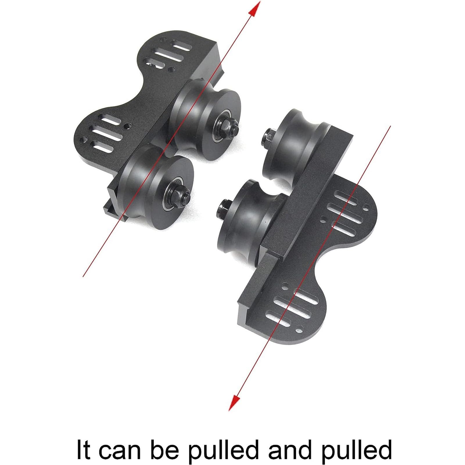 Rollbare Bibliotheksleiter Schienenset - 100-732cm Schiebeleiter Hardware