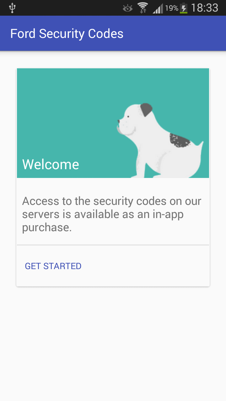 Ford Radio Security Codes App on Amazon Appstore